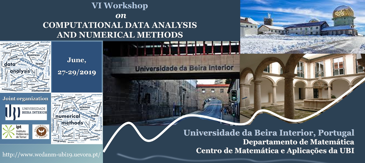 VI Workshop on Computational Data Analysis and Numerical Methods